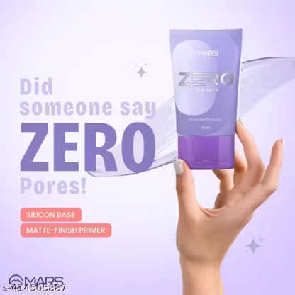 Mars Zero Primer for face makeup Primer - 9.96 ml (Transprent)